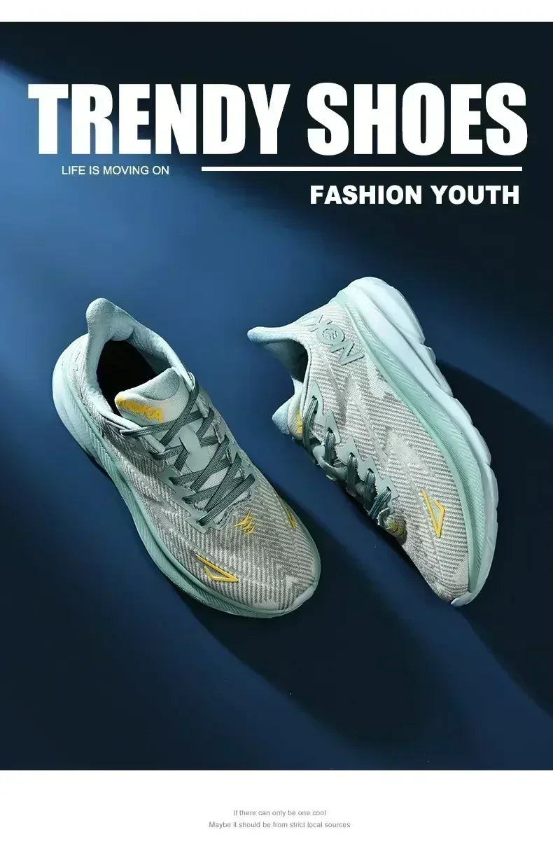 Summer 2024 New Men's Platform Sneakers Summer Breathable Mesh Surface Super Light Rebound Cushioned Running Shoes for Men