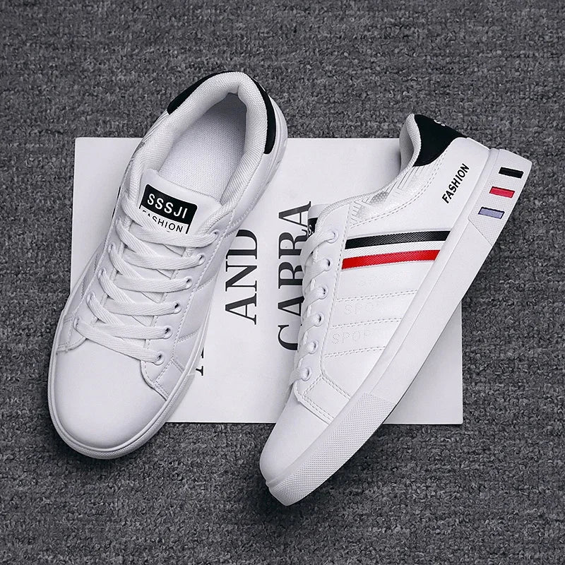 Men's Sneakers White Casual Shoes Men Original Lightweight Luxury Shoes for Men Breathable Flats Men's Sneakers Chaussure Hommes