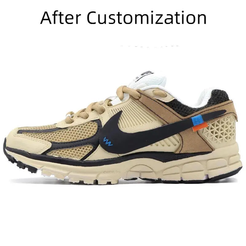 【Customize】Nike Air Zoom Vomero 5 Running Shoes Unisex Low-top Back/Brown Sneakers shoes BV1358-001