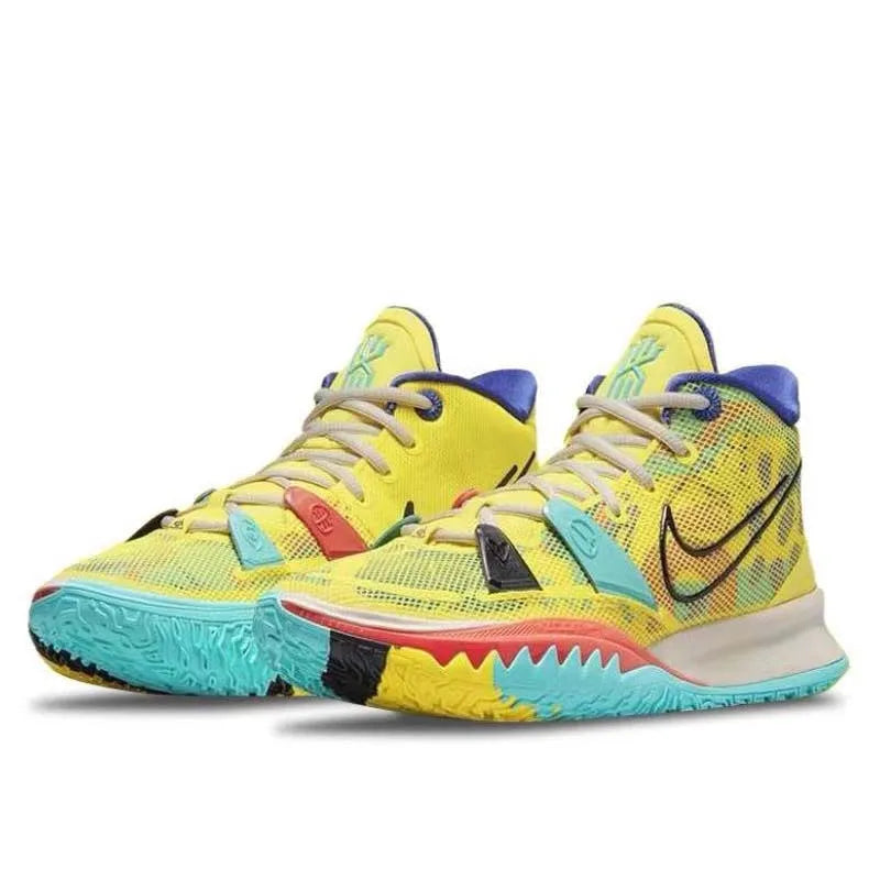 Nike Kyrie 7 peace and love, fabric TPU synthetic leather, shock absorption, anti-slip, wear resistance, breathable package, hel