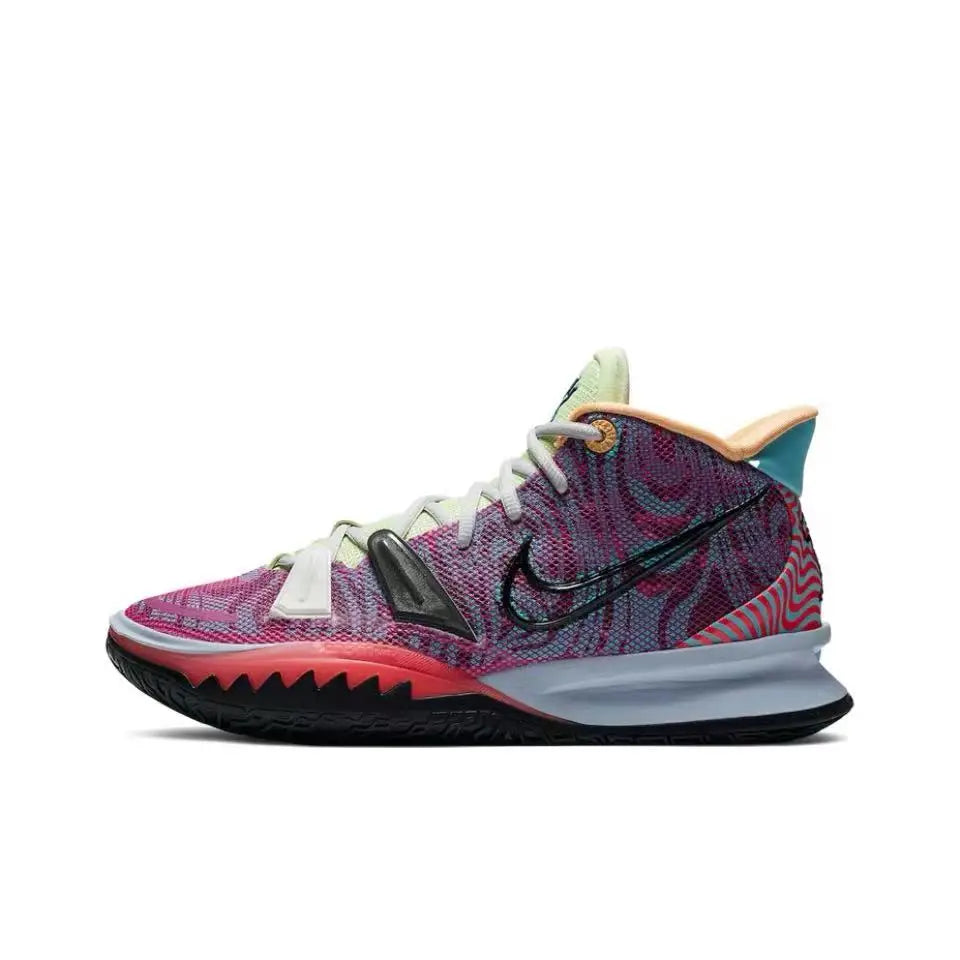 Nike Kyrie 7 peace and love, fabric TPU synthetic leather, shock absorption, anti-slip, wear resistance, breathable package, hel