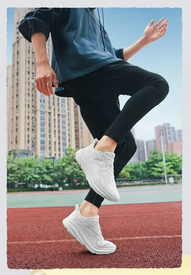 Summer 2024 New Men's Platform Sneakers Summer Breathable Mesh Surface Super Light Rebound Cushioned Running Shoes for Men